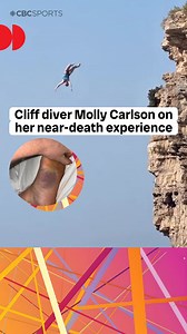 571K views · 549 reactions | “My mom definitely hates me”  @mollycarlson1 shares her near-death experience after she slipped on a take-off while competing in Italy | CBC Sports | Facebook