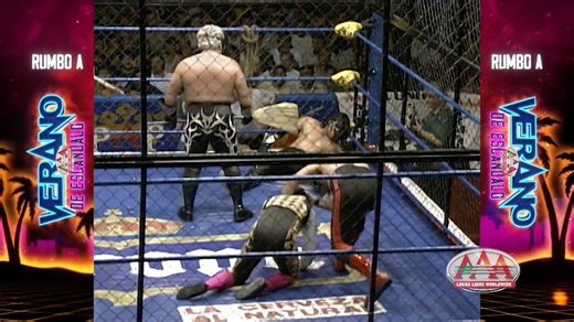 36K views · 434 reactions | En este especial de #VeranoDeEscándalo no podía faltar esta GRAN lucha en jaula en el año 2003.   EN VIVO en Space. | Lucha Libre AAA Worldwide | Facebook