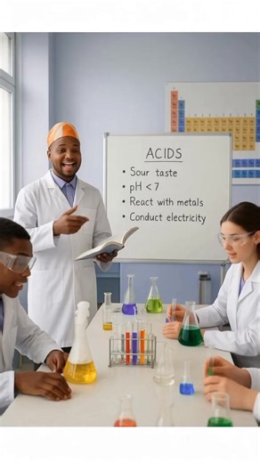 Acids and it properties #chemistry #acid #acids #teachermichaelgold #science | Teacher Michael Gold
