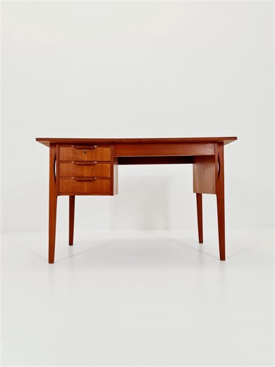 Midcentury Danish Teak Desk by Domino Mobler, 1960s - Etsy Australia
