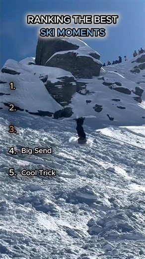 Ranking The Best Ski Moments!🤯😂 #skiing #funnycrash