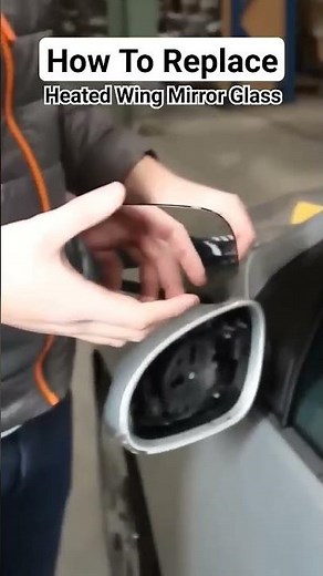How to replace heated wing mirror glass #sidemirror #carmirror