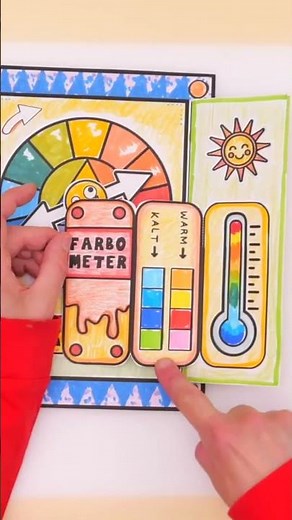 Farbenlehre lapbook basteln diy idee schulstoff kinder schulstoff schulmaterial kunstunterricht diy