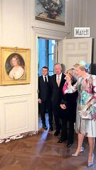 Philippe de Belgique et la reine Mathilde, au château de Chantilly, le 16 octobre.