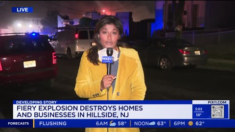 Toxic smoke billows after explosion at NJ auto body shop: officials