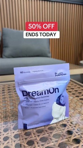 @Project Superhuman Project SuperHuman DreamOn Sleep gummies #tiktokshopjumpstartsale #tiktokshopcreatorpicks #projectsuperhuman #sleepgummy #sleepgummies Final price may vary depending on each customers available coupons. Promotion may have ended by the time you see this.