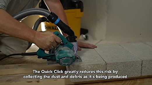 Quick Click Power Tool Dust Collection