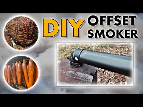 DIY Smoker | Our Woodstove Meat Smoker | How To Make A Homemade Offset Smoker For Hot & Cold Smoking