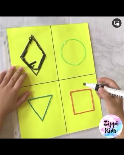 Pre-writing skills practice with hot glue sheets✍️✍️✍️...Try this amazing way to help kids with pre-writing practice! ✏️📝✏️…Perfect for practicing lines, shapes etc👏 And can be re-used over and over again👍🏻 | Zippi Kids Corner