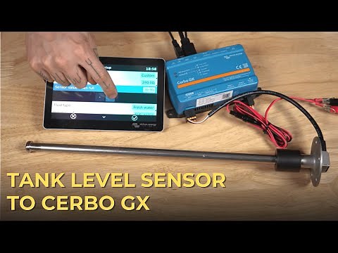 TANK LEVEL SENSOR + CERBO GX (Wiring & Programming)