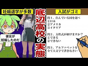 An anime depicting the reality of a low-tier high school with a deviation score of 30 [Zundamon |...