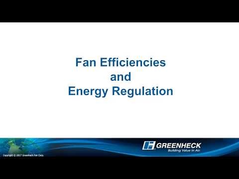 Greenheck - Fan Efficiencies and Energy Regulation