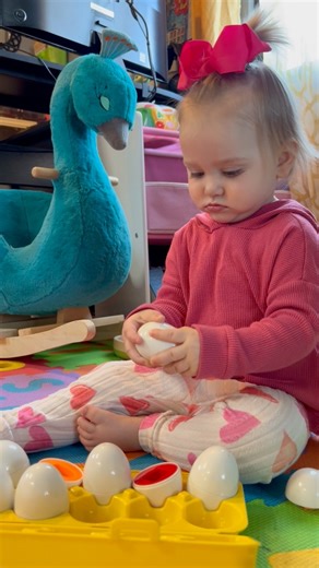 1.1K views · 19 reactions | I know I’ve recommended magnatiles as a great open ended toy that will be played with for years, but these little eggs are right behind them! We have had these since Emma was just a bit younger than Audrey (almost 5 years now!) and they are played with often by Audrey and by Emma! Emma likes to “cook” with them and Audrey sorts and takes them apart. | Megan Randolph | Facebook