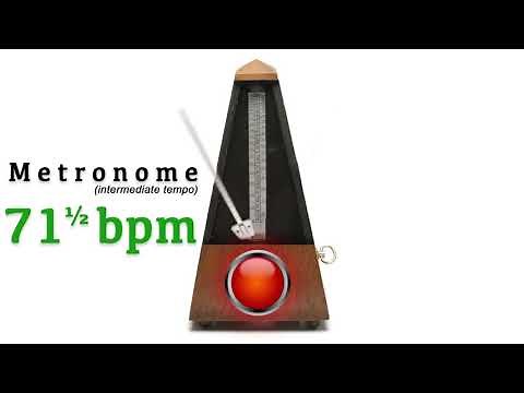 Metronome 71.5 bpm 🎼