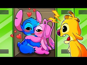 Lilo & Stitch (2025) Animation - Stitch Fall in Love with Angel At School