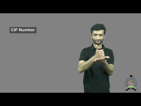"CIF Number" : Indian Sign Language Tutorial | How to Sign | Banking Terms in ISL