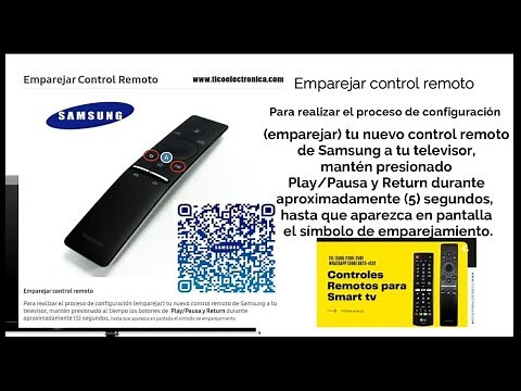Configuración del control remoto Samsung Smart TV Serie 7