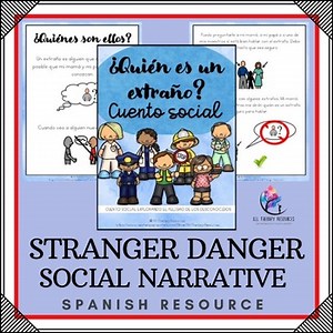 STRANGER DANGER Social Narrative - Safety Lesson - SPANISH VERSION