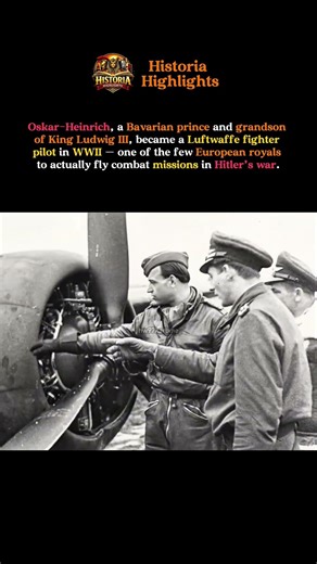 The Bavarian Prince Who Flew for the Luftwaffe #ww2