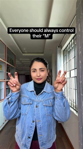 Control by “M” #deaf #signlanguage #controlyourself #always #youtube #shorts #supportmychannel #fyp