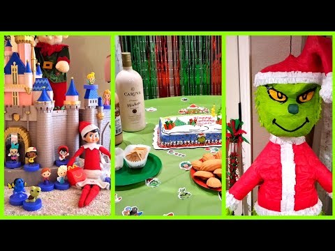Elf on the Shelf leaves! Christmas Eve w/ Grinch pinata & message from Santa! | PT. 1/2 | ETP Vlogs