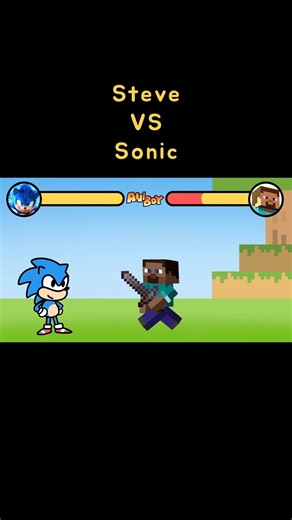 Steve VS Sonic | Character Battle | Minecraft | Sonic the Hedgehog