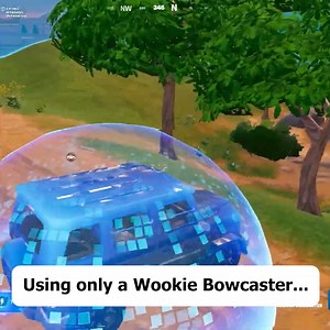 Using only a Wookie Bowcaster to win 😂 | Fortnite Hub
