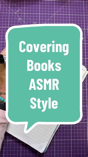 ASMR and an overhead shot for processing books today! I didn’t mean to leave the whole thing sped up, but it is what it is! 😂 #library #librarytiktok #librarian #book #processing