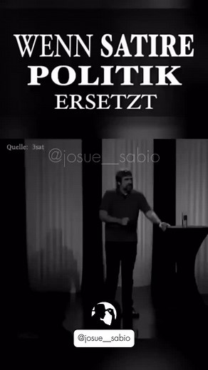 3.3K reactions · 49 comments | Was, wenn das System gar kein Informationsproblem hat – sondern ein Absichtssystem zur Verdummung? Konsum statt Klarheit, Ablenkung statt Aufklärung. Ist das noch Zufall – oder längst Strategie?  Quelle: Wenn Kabarett zur letzten Stimme der Vernunft wird  Kanal: LACROIX  Folge für mehr: @josue__sabio #medienkritik #systemfrage #freiheit #aufklärung #josuesabio | Josué Moy De Almeida | Facebook