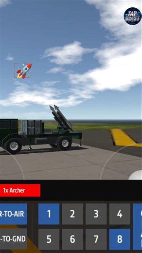 "Missile Truck vs Plane 😱 Direct Hit! | SimplePlanes Android #shorts"
