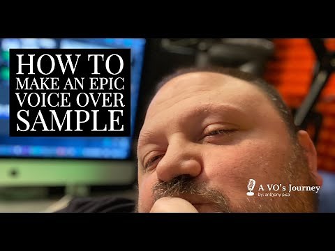 How To Make An Epic Audio Sample For Your Voice Over Marketing Plan