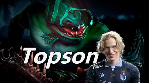 Topson中单潮汐，肉的一笔！32层海妖外壳，物理格挡将近200点！【Topson第一视角】【潮汐猎人】【7.35b】【2号位】