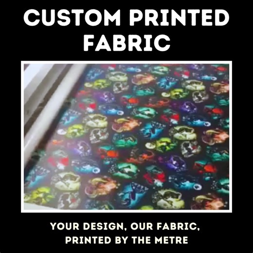 Stop settling for generic fabric. Print your own. FABArt Custom Prints specialises in custom printed fabric by the metre - designed by you, printed professionally, and delivered nationwide. ✔ Choose from our exclusive designs or upload your own ✔ Seamless patterns for logos, characters & brands ✔ Locally printed polyester fabrics with vibrant, permanent colour ✔ Fast 10–15 business day turnaround on polyester bases ✔ Cotton, bamboo & vinyl available on limited pre-order runs (as they are importe