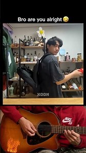 Bro are you alright😂😂 #funny #guitar #couple