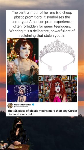The Heartbreaking Secret Of Her Tiara #ChappellRoan #CampFashion #AestheticDecode