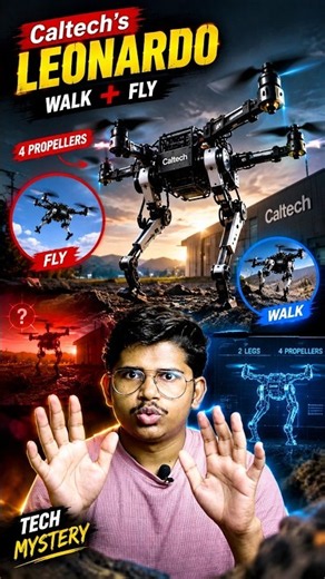 Caltech Built a Robot That Can Walk AND Fly! #shorts