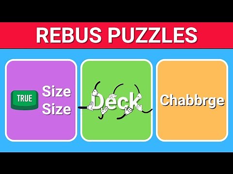 REBUS Puzzle with Answers!