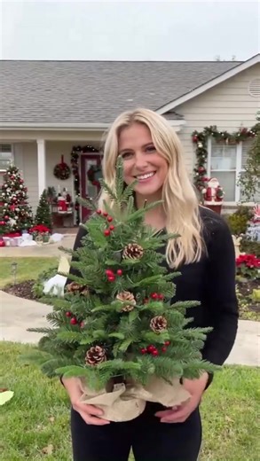 I found the most realistic Artificial Christmas Trees.They’re so full, vibrant, and totally look real✨ Perfect winter and front porch decor! | Attiksoi | Facebook