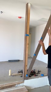 Walnut column wraps. The start of something bigger. #walnut #livingroom #woodworker #woodshop #customwoodworking #woodworking #custombuild | Wildman Design Co.