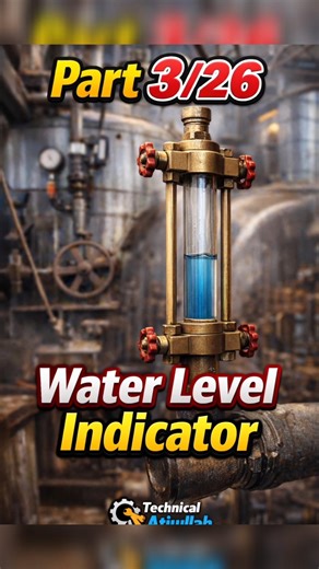 Boiler Water Level Gauge Part 3/26 #shorts #technicalatiullah