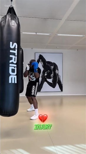 Left arm heavy bag drill for real fighters