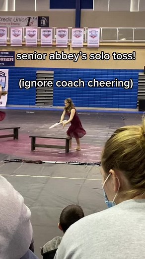 solid #guard #indoor #winterguard #fyp #colorguard #rifle