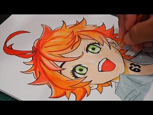 How to Draw Emma The Promised Neverland - Step by Step