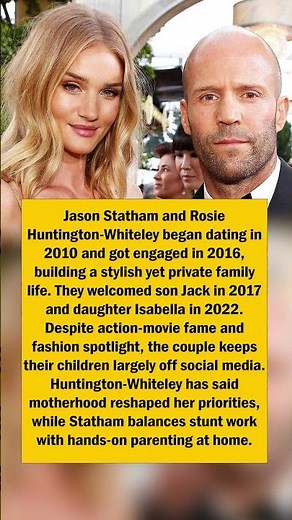 Jason Statham’s Family First Life