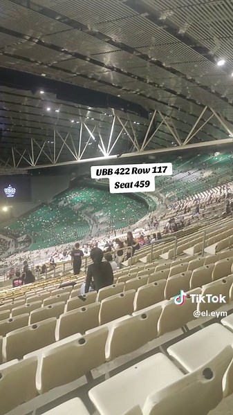 SB19 Concert: UBB Section 422 Row 117 Seat 459