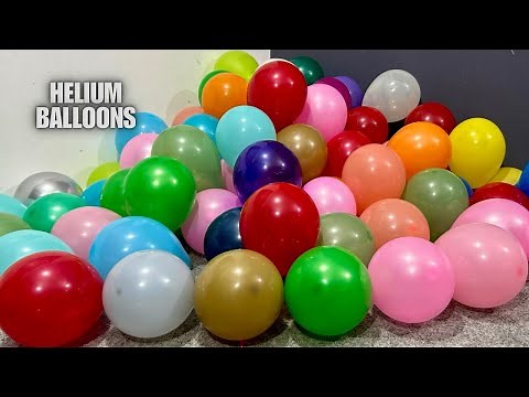Helium Balloons Sit Pop Challenge(Don't Miss Out)