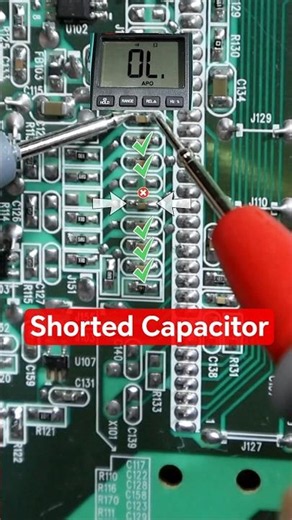 How to Isolate Shorted SMD Capacitor in seconds #repair #motherboardrepair #shorts #tech