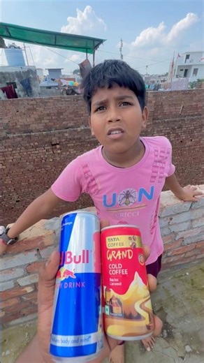 Cold coffe vs Red Bull 😍 #shorts