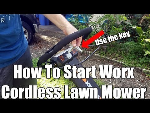 How to Start Worx Battery Lawn Mower