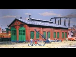Ho Scale Walthers Engine House Review